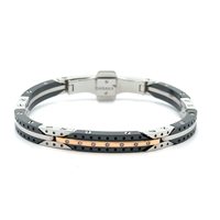 Pulsera Baraka Hombre in Oro amarillo Diamante 0.07 Ct BR2156 - BR2156